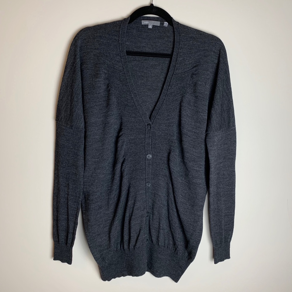 Vince | Cashmere & Merino Wool & V neck Cardigan